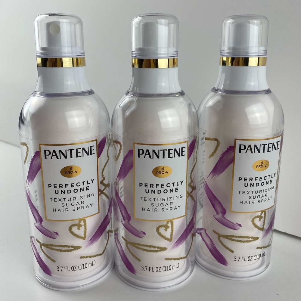 COPY - Pack 3 Pantene Perfectly Undone Texturizing Sugar Hair Sprays 3.7oz Each…